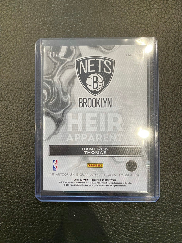 21-22 Origins Cameron Thomas RC サインパッチ 2021-22 Donruss Cameron Cam Thomas Next Day Autograph RC