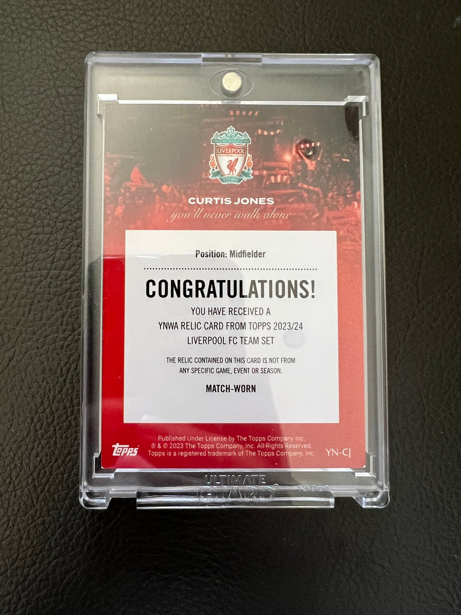 Curtis Jones 2023 Topps Liverpool Team Set YNWA – The August Card