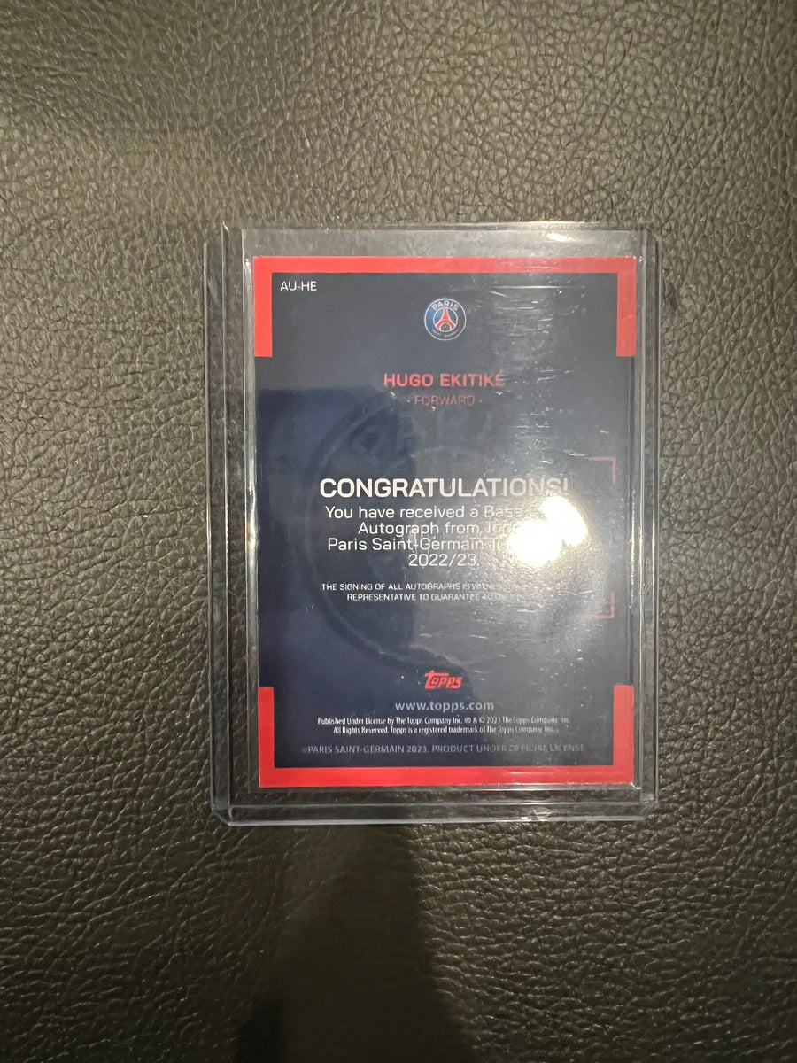 Topps 2023 PSG Team set Hugo Ekitike auto – The August Card
