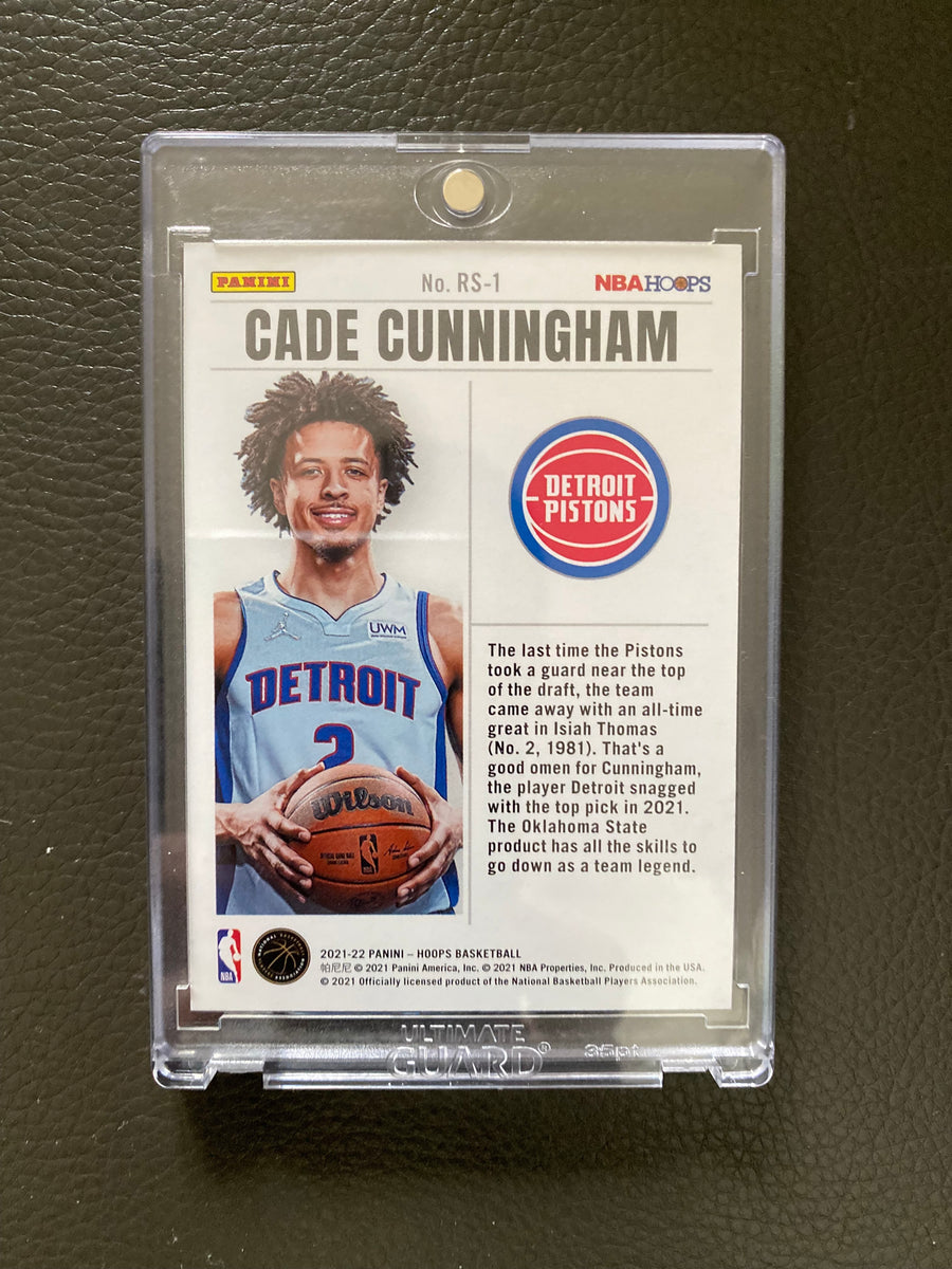 Panini 2021-22 hoops CADE CUNNINGHAM RC Hot Signatures Rookies