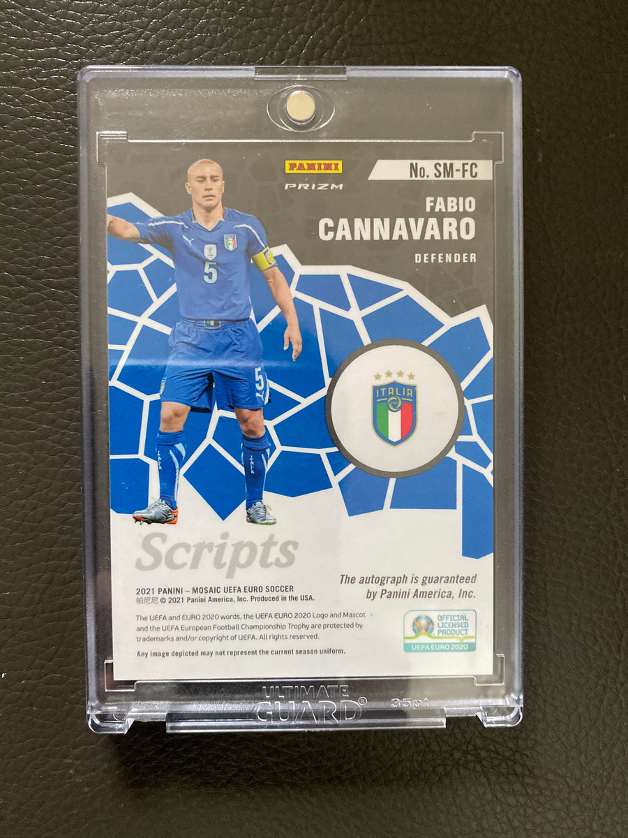 Fabio Cannavaro 2021 Panini Mosaic UEFA EURO Soccer Scripts