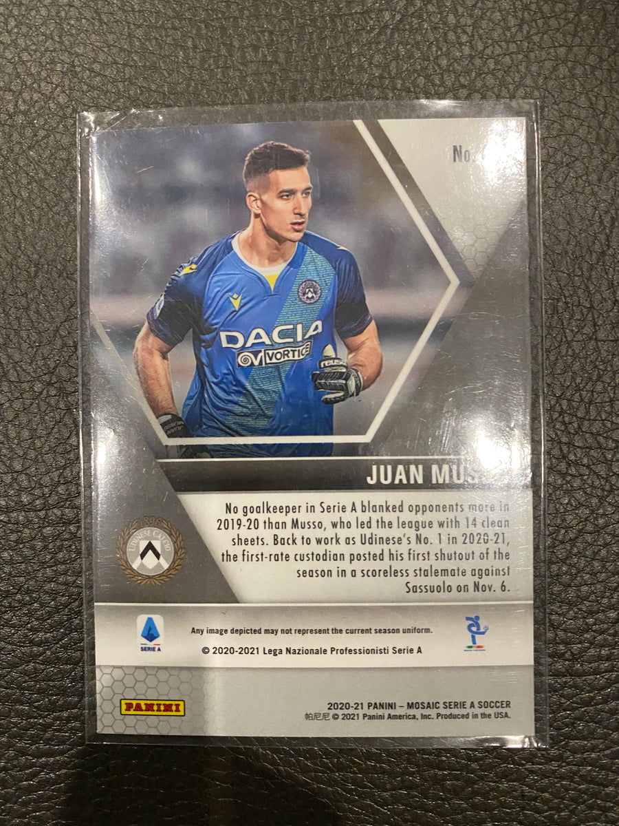 Juan Musso 21-22 Panini Mosaic Serie A #91 – The August Card