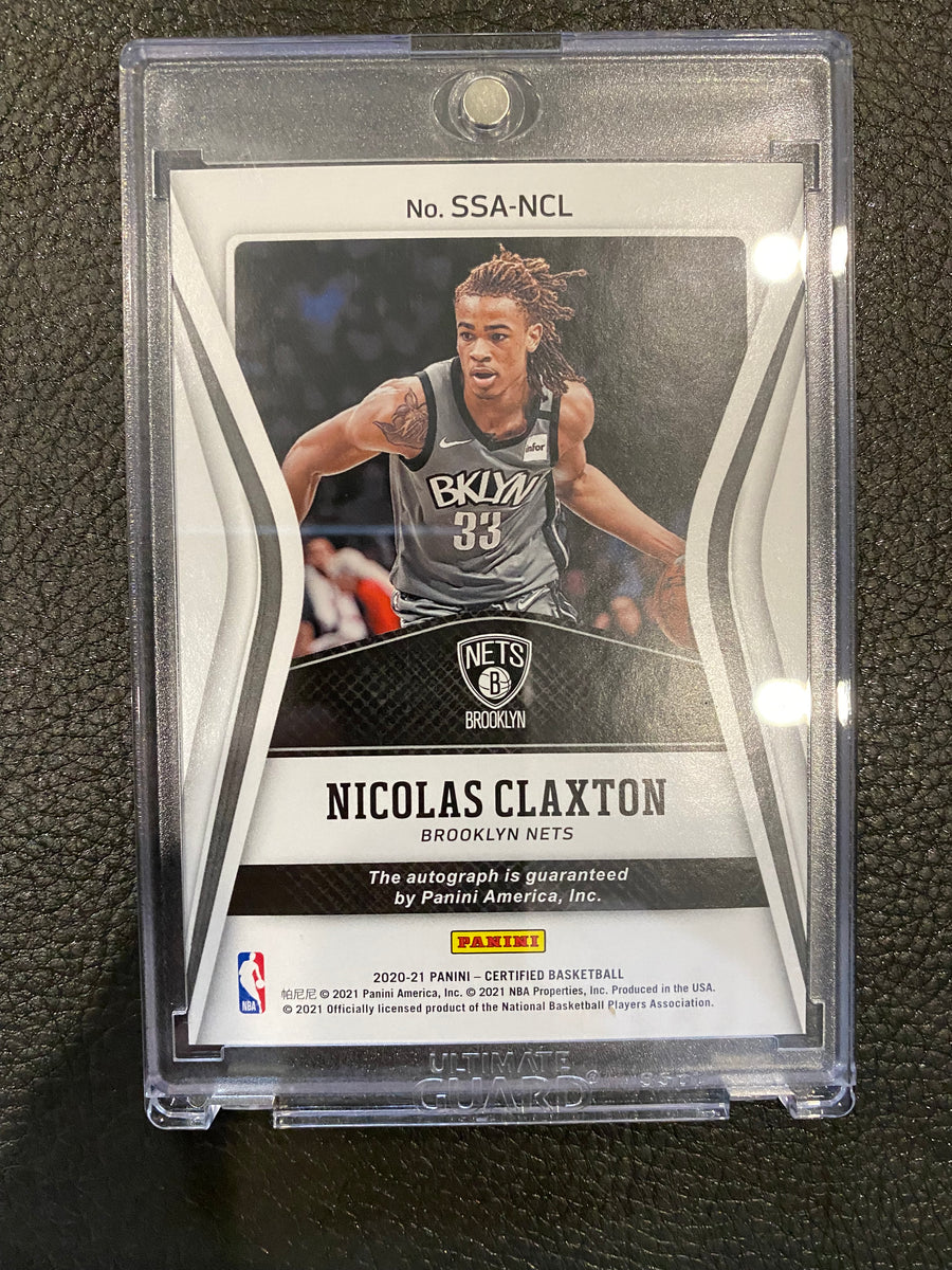 Nicolas Claxton 20-21 Panini Certofoed Sophomore Sensations 15/25