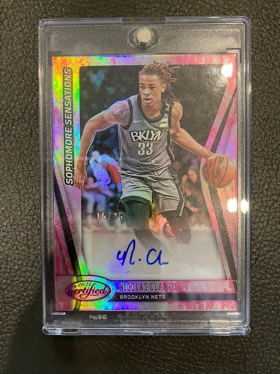 Nicolas Claxton 20-21 Panini Certofoed Sophomore Sensations 15/25