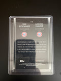 Frank Beckenbauer & Aleksandar Pavlovic 2024 Topps Bundesliga Chrome Midnight Constellations C-25