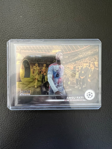 Ansu Fati 2023 Topps stadium club UEFA Champions League #48 49/50