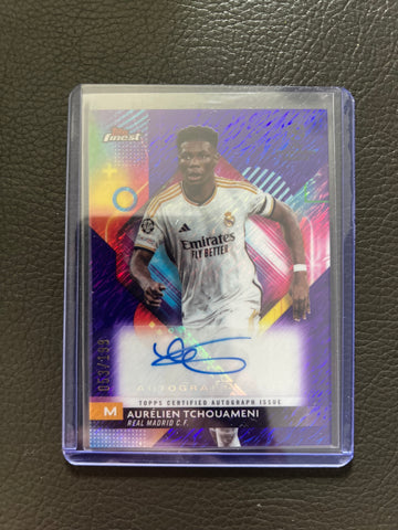 Aurelien Tchouameni 2024 Topps Finese Chmapions League No. A-TC 53/199