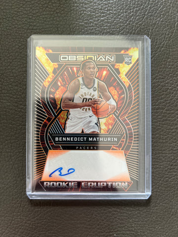 Bennedict Mathurin Panini 22-23 Obsidian RE 8/50 RC