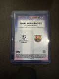 Unai Hernández 2025 Topps Chrome Champions League WK-10 22/50 RC