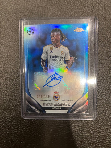 Eduardo Camavinga Topps 24 Chrome CA-EC 70/150