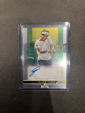 Elias Ymer 24 Topps Chrome auto