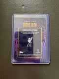 Diogo Jota 24-25 Topps Champions League Current Stars Auto