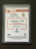 Eduardo Camavinga 2025 Topps UEFA Club Competitions Merlin AU-CAM Auto 49/125