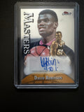 David Robinson 2025 Topps the Finest Basketball MA-DR auto