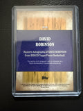 David Robinson 2025 Topps the Finest Basketball MA-DR auto