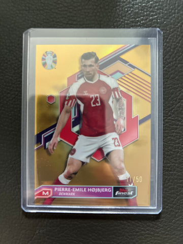Pierre-Emile Hojbjerg 2023 Topps Road to UEFA EURO 2024 No.17 11/50
