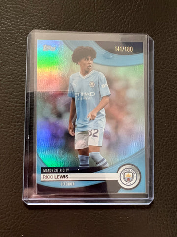 Rico Lewis 2024 Topps Manchester City Team Set No.7 141/180