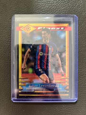 Robert Lewandowski Topps 23 Champions League Finest No. 82 4/25