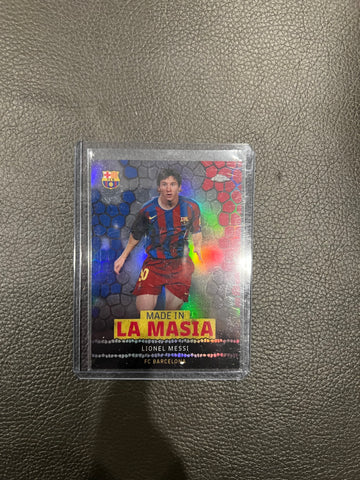 Topps Chrome 2023 Barcelona Made in La Masia #5 Lionel Messi