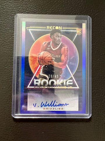 Vince Williams Jr. 22-23 Panini Recon RRS-VWJ Auto 28/49