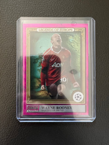 Wayne Rooney 2023 Topps stadium club UEFA Champions League LE-WR 17/150