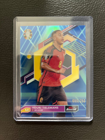 Youri Tielemans 2023 Topps Road to UEFA EURO 2024 No.9 89/250