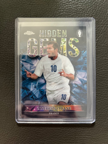 Zinedine Zidane 2023 Topps Road to UEFA EURO 2024 HG-3