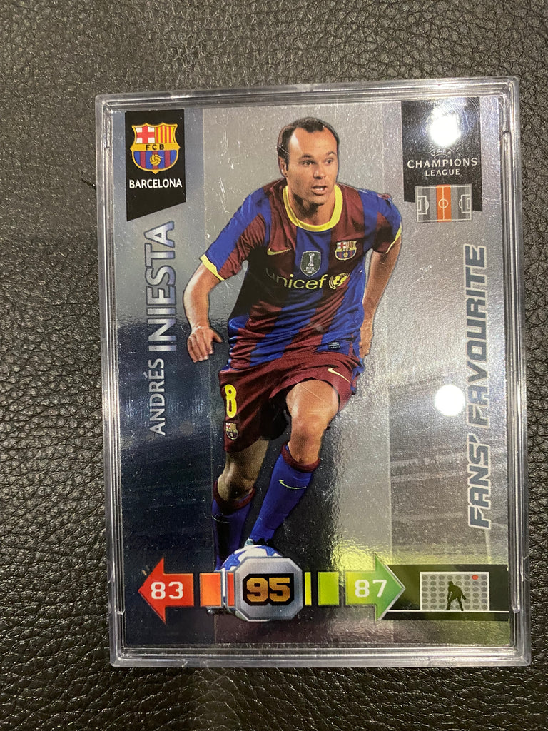 Andres Iniesta 10-11 Panini Champions League Fan's Favorite – The 