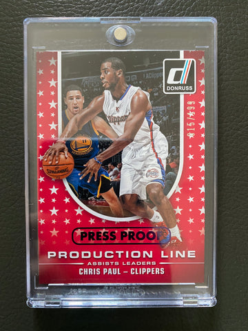 Chris Paul 2014-15 Panini Donruss Production Line No. 1 15/199