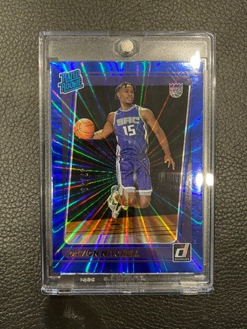 Davion Mitchell 21-22 Panini Donruss Basketball 47/49 RC #205