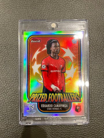 Eduardo Camavinga 2021 Topps Finest Chanpions League RC #PF-EC