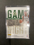 Giannis Antetokounmpo 20-21 Panini contenders Game Night #12