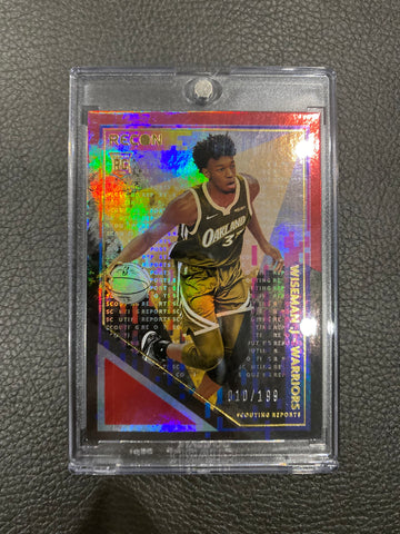 James Wiseman20-21 Panini Recon Scouting reports RC #2 10/199