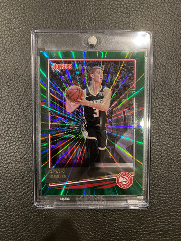 Kevin Huerter 20-21 Panini Donruss #82 Green Laser