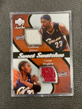 Lebron James 2007/08 Upper Deck Sweet Swatches Dual memorabilia