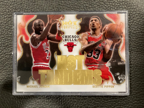 Michael Jordan and SP 08-09 Fleer Hot Tandems HT-2