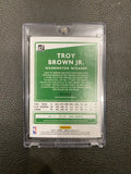 Troy Brown JR. 20-21 Panini Donruss Yellow Laser #151 8/25