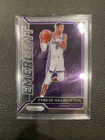 Tyrese Haliburton 20-21 Panini Prizm Emergent #29 RC