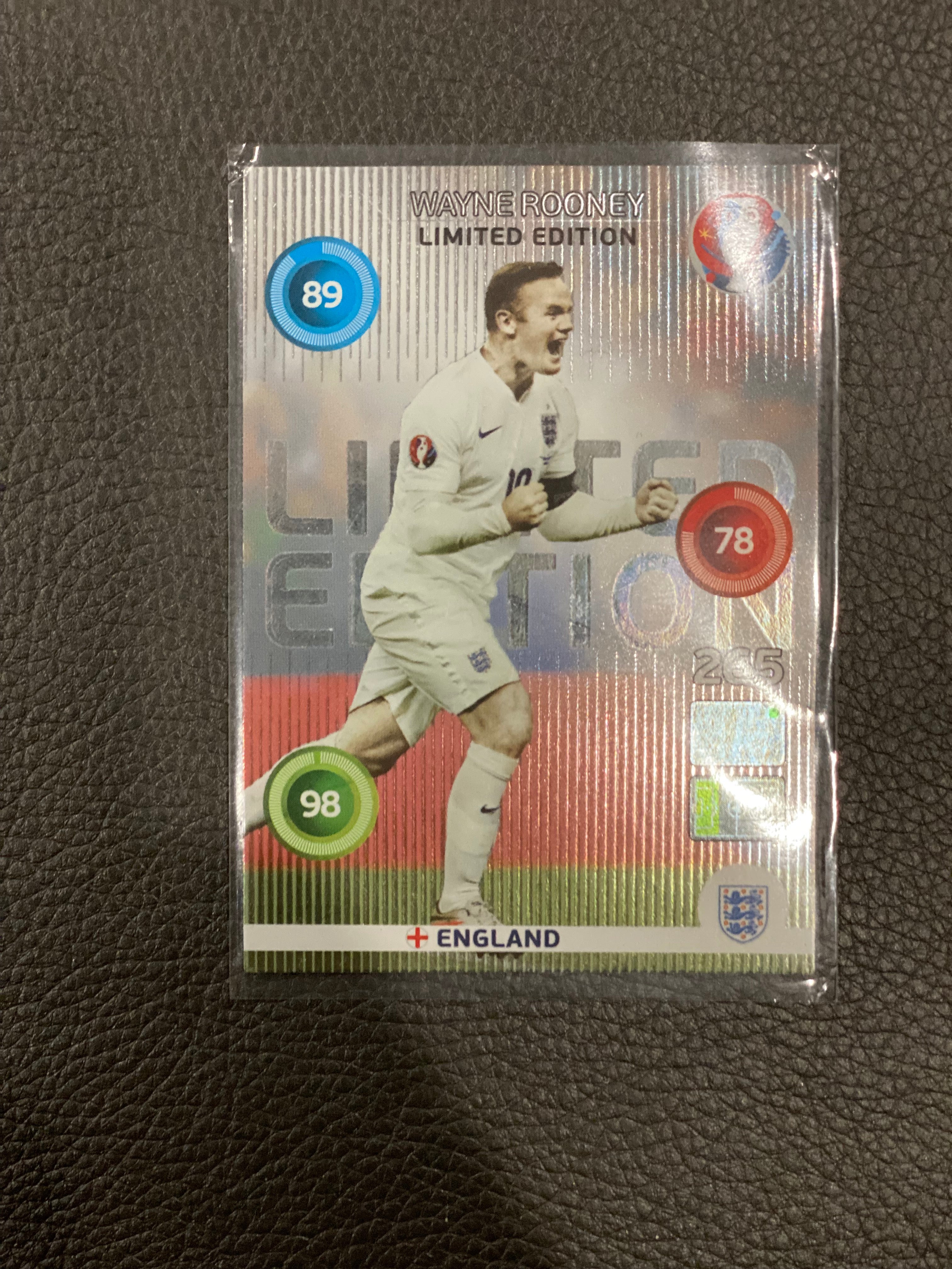 WayneRooney2016PaniniEuroAXLLi
